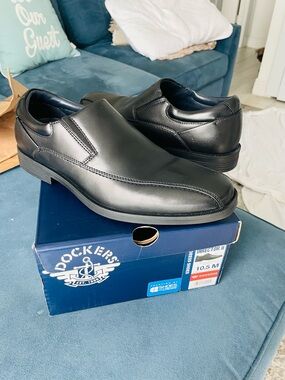 Dockers Black Slip-On Dress Loafers